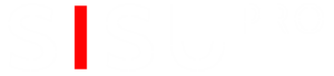 SISUpro logo i hvid.