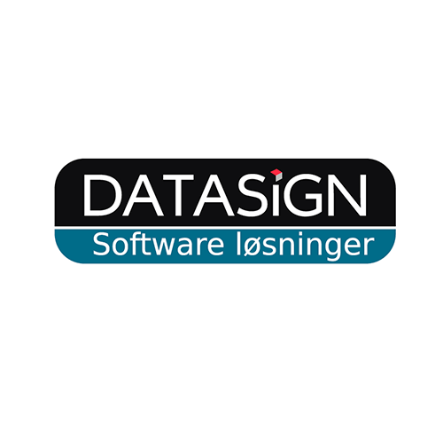 Logo for DataSign i rundt format.